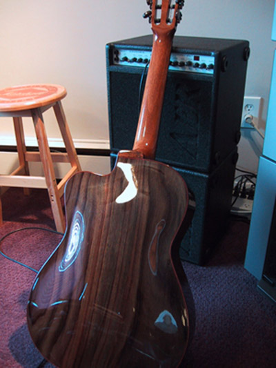 2002 Buscarino Grand Cabaret Nylon Jazz/Classical Guitar - Image 5
