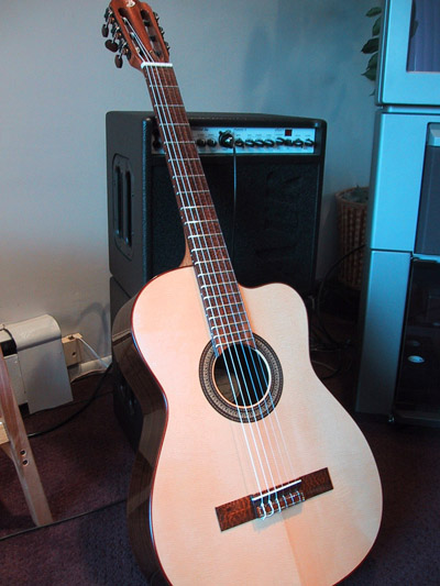 2002 Buscarino Grand Cabaret Nylon Jazz/Classical Guitar